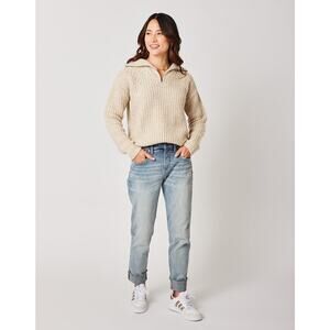 Carve Designs Carson Jeans Beach Blue Women’s Size 14 Cuffed Jean *EUC